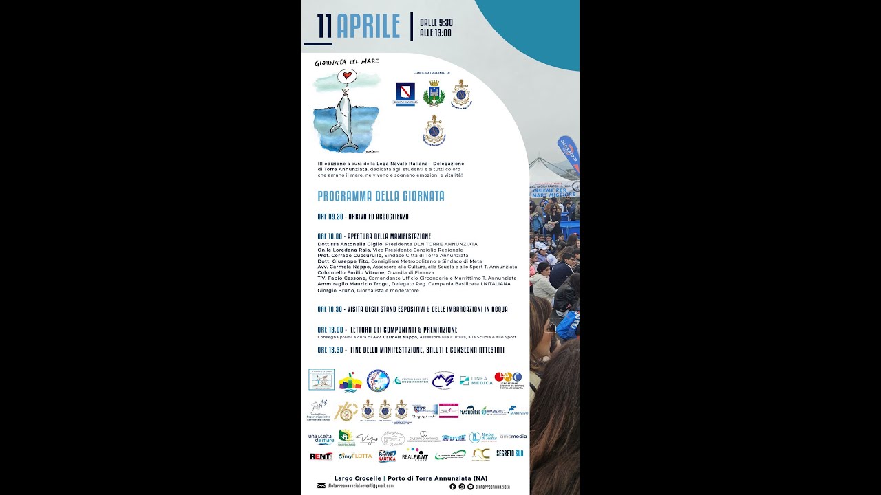 Giornata del Mare 11 aprile 2025 a cura Delegazione Lega Navale Torre Annunziata
