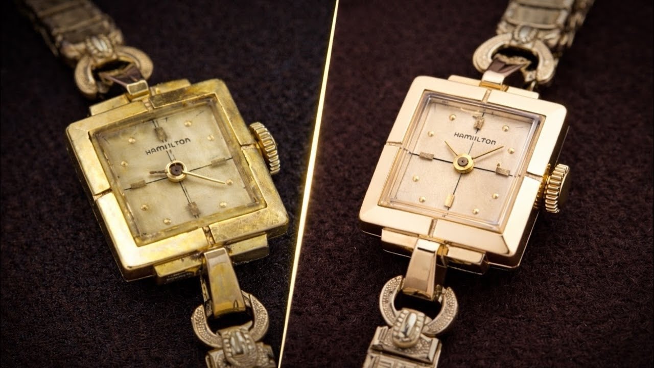 Before & After: A 1950s Hamilton “Trudy” Ladies Watch
