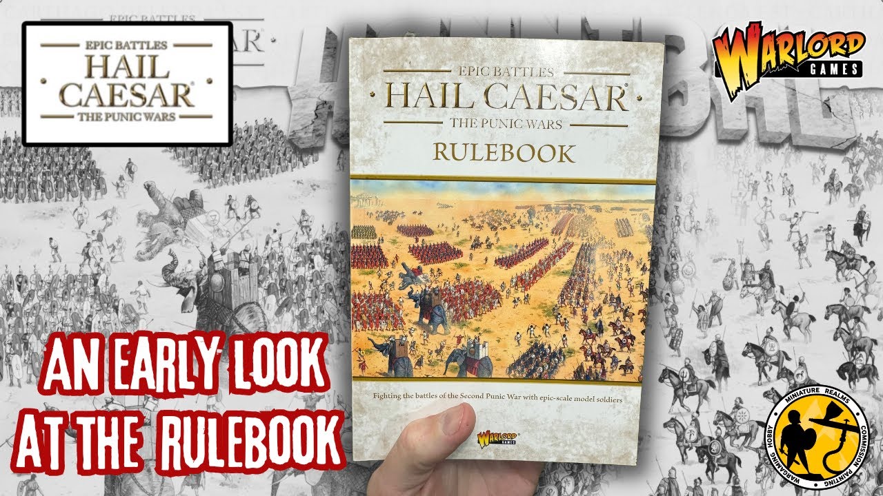 Warlord Games | Epic Battles Hail Caesar | An Early Look At The Rulebook