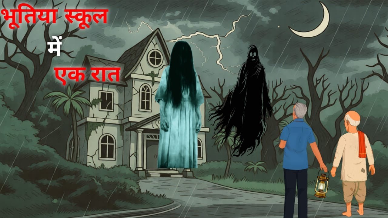 भूतिया स्कूल में एक रात | Bhutiya School Mai Aak Rat | Horror Story | Moral Story | Horror Kahaniyan
