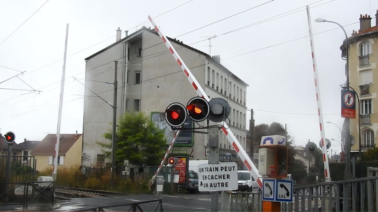 le passage à niveau périlleux de Deuil-la-Barre ligne H 2024