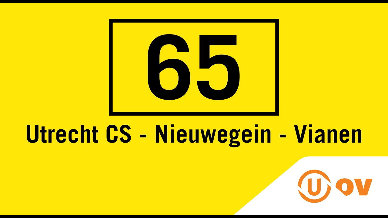 Lijn 65 - Utrecht CS - Nieuwegein Plettenburg - Vianen Lekbrug