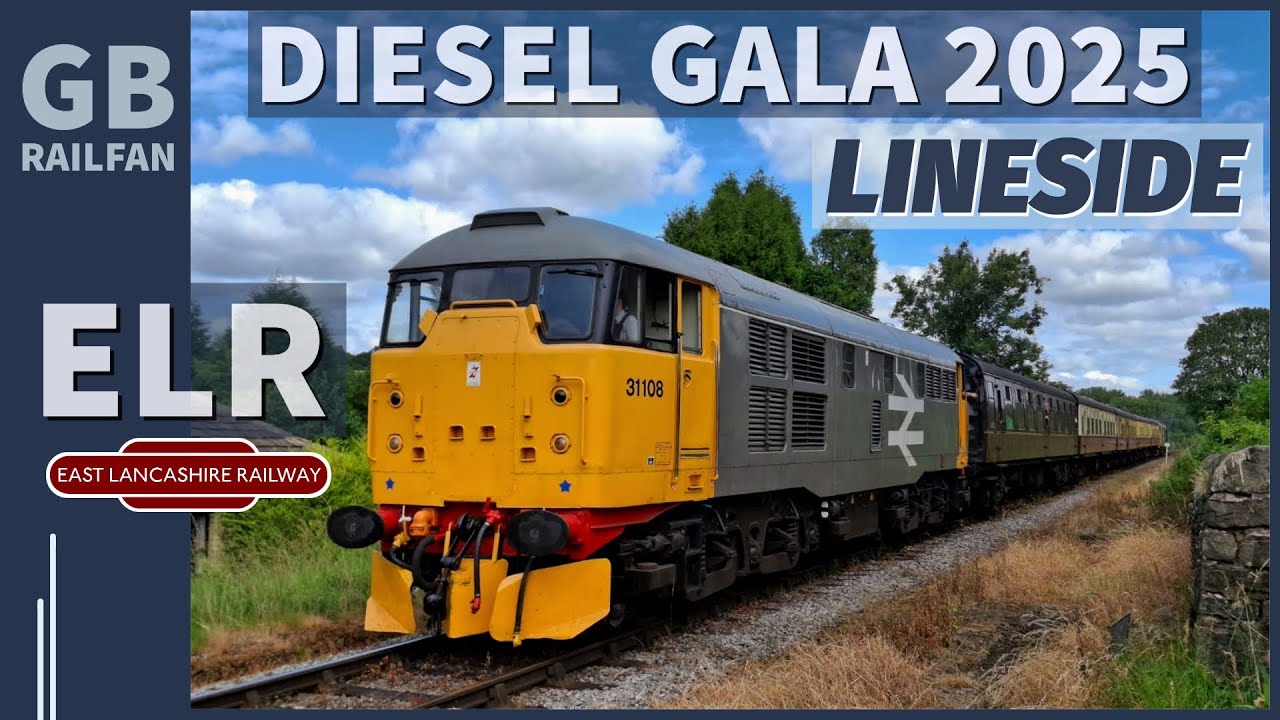 East Lancs Railway Summer Diesel Gala 2025 - Lineside - 03/07/25