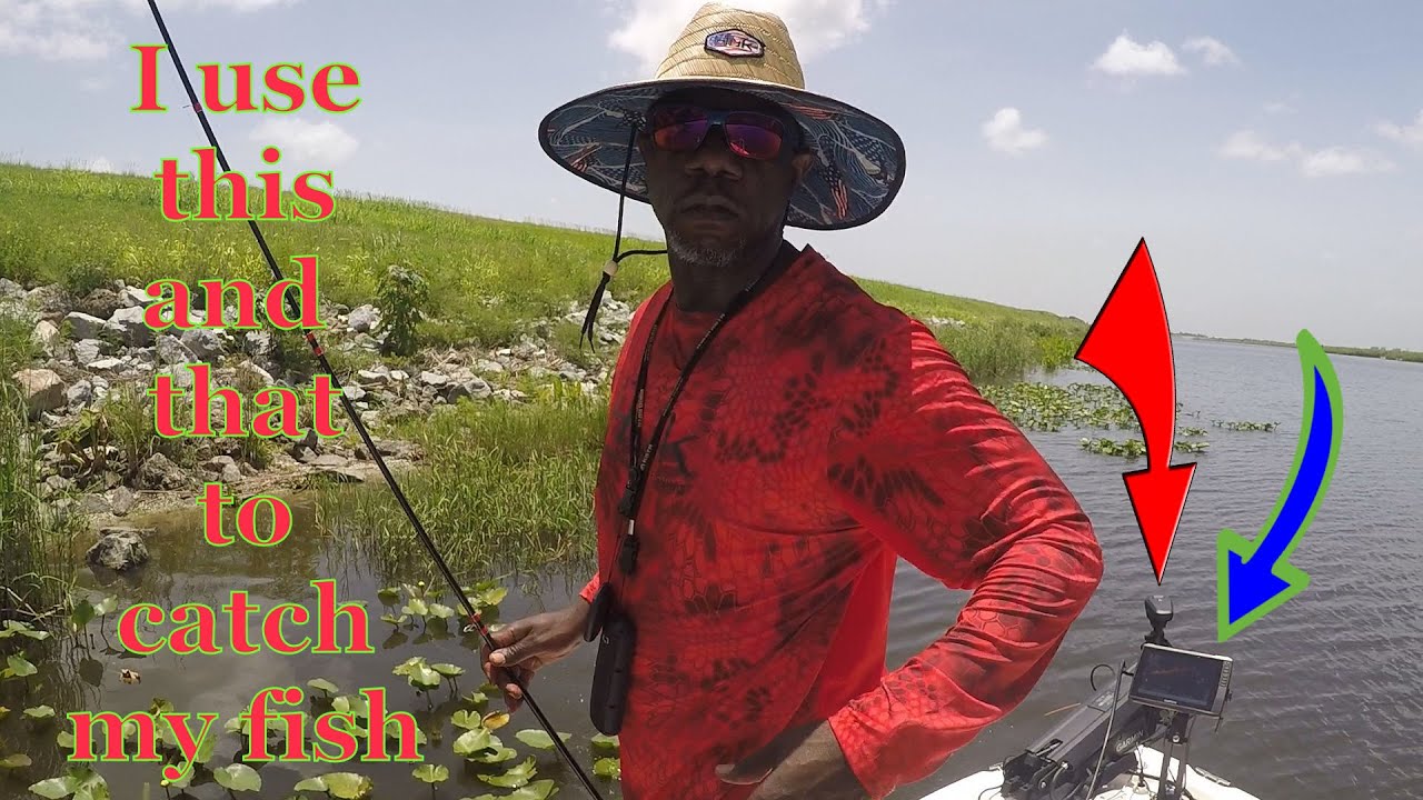 Bluegill Fishing Lake Okeechobee South Side #BluegillFishing #LakeFishing #Garmin #BreamFishing