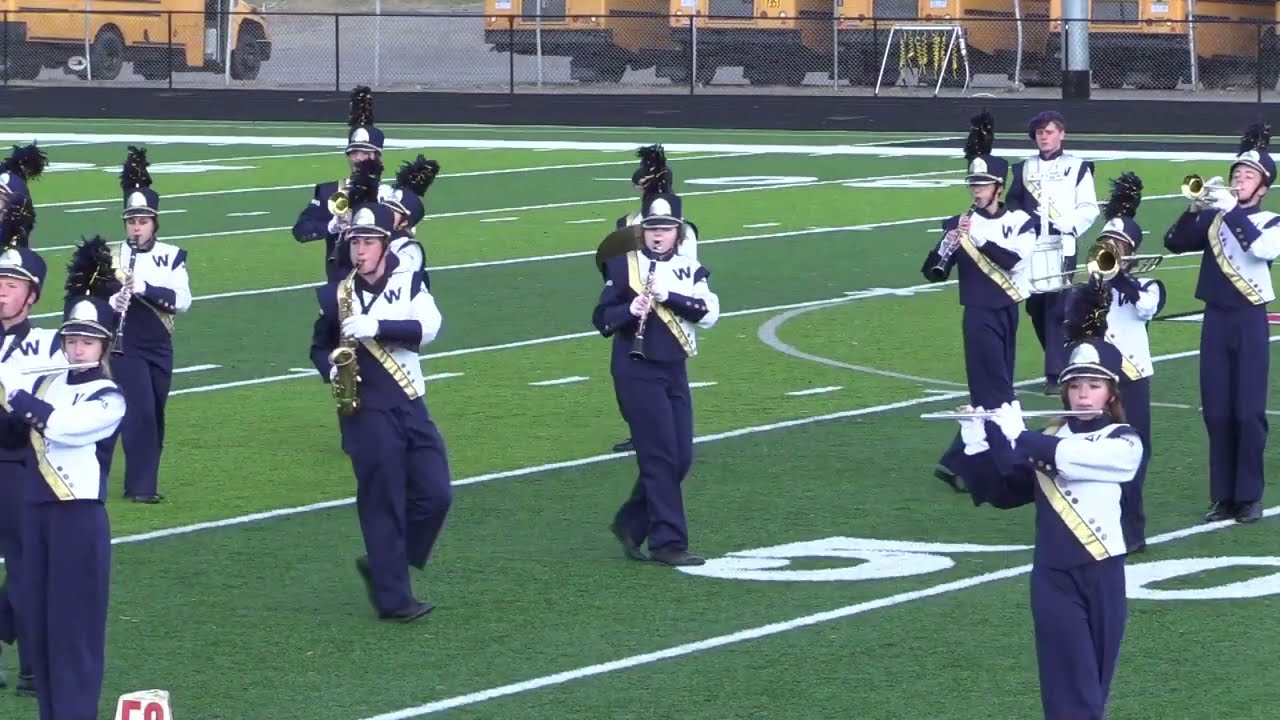 Webberville Marching Band at MSBOA 10-15-2022