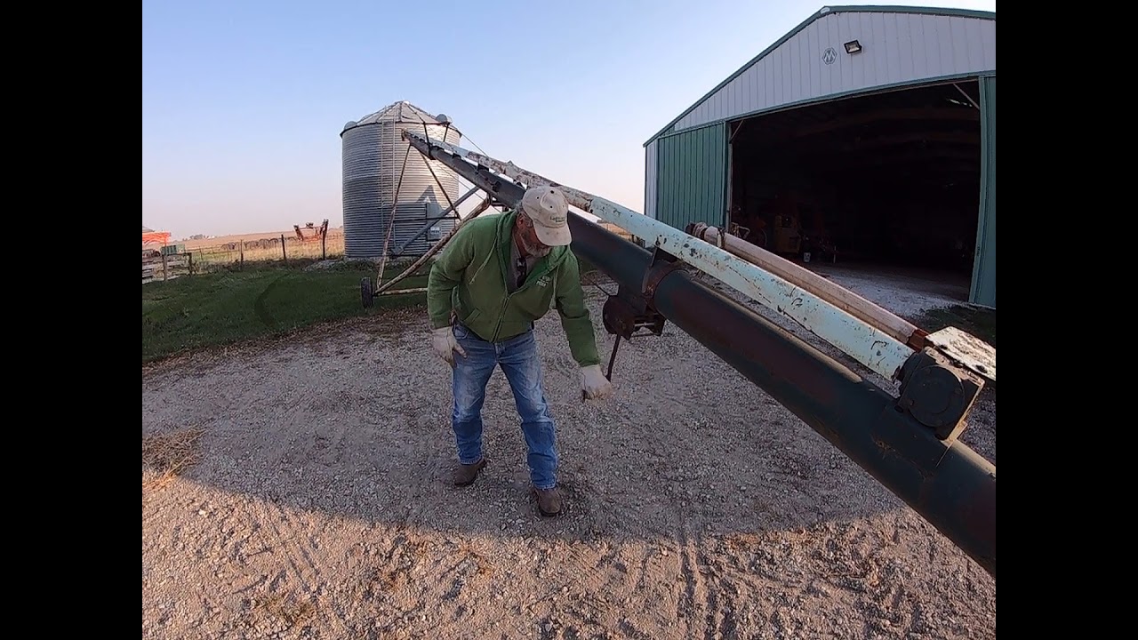 Grain Bin Auger Setup