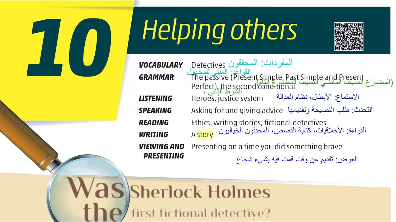 الصف التاسع انجليزي كتاب الطالب صفحه 47 ترجمة القطعه حل الاسئلة الوحده العاشره