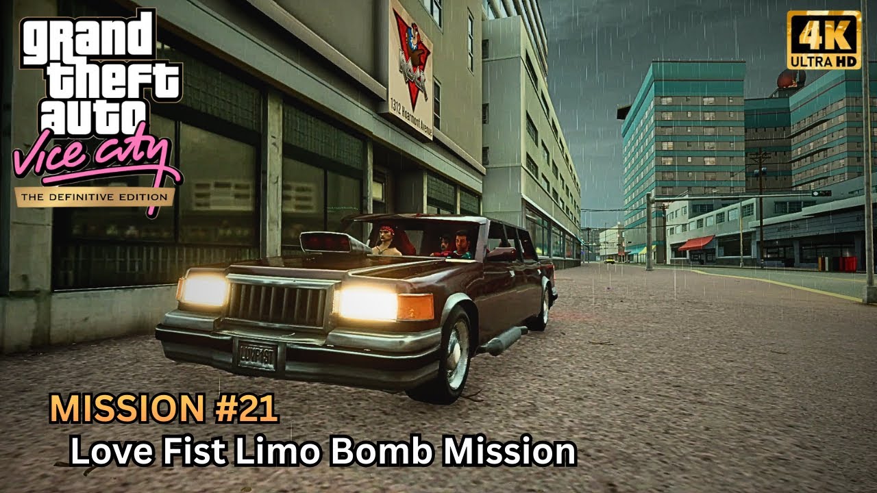 GTA Vice City - Publicity Tour Easy Guide | Love Fist Limo Bomb Mission [4K]#gta #gta5 #gtav #gtarp