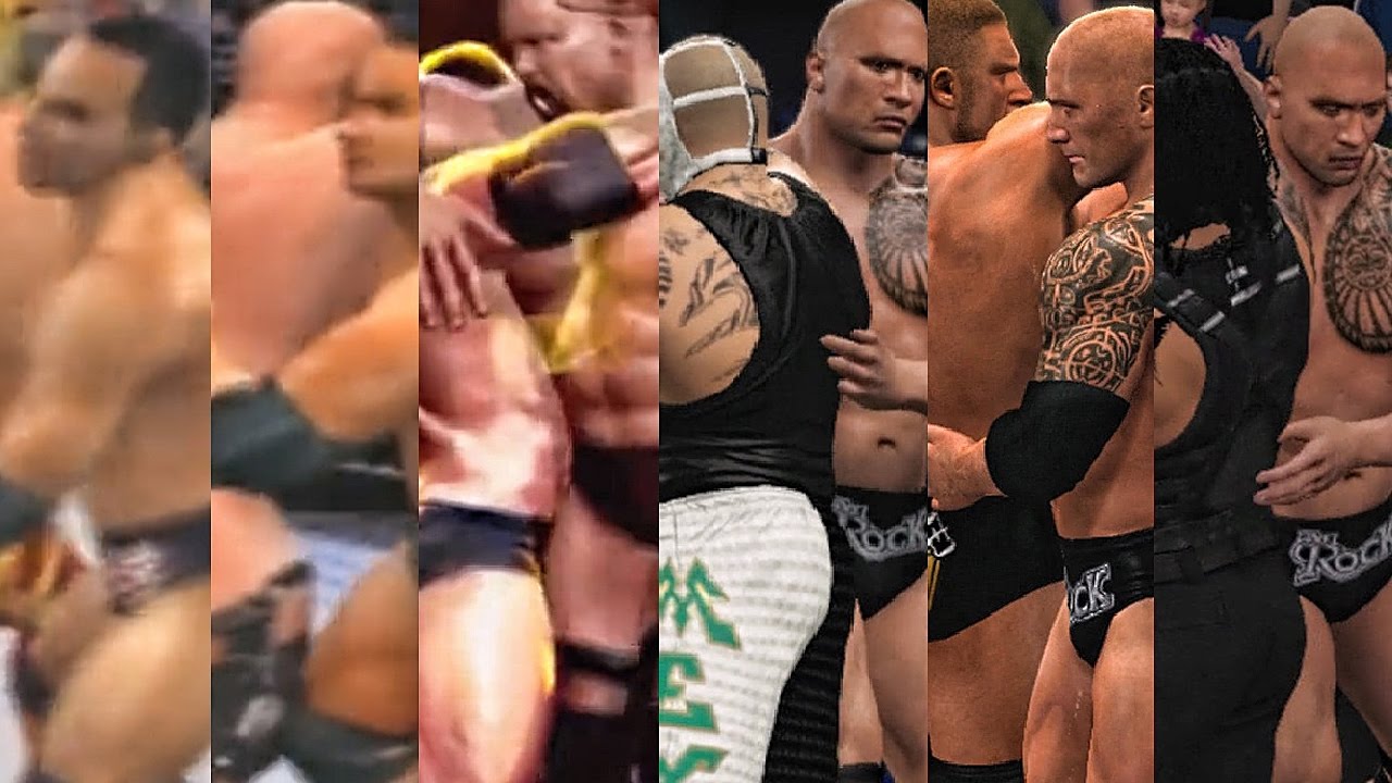 WWE 2K17 - Evolution Of The Rock Bottom! ( WWF Smakdown Just Bring It To WWE 2K17 )