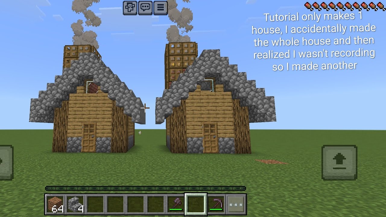 Simple Oak House Minecraft Tutorial