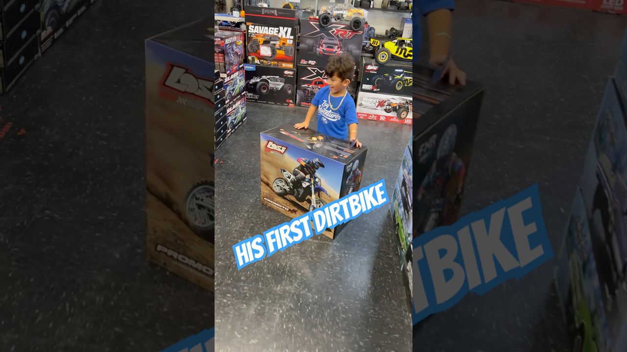 RC GOAT BUYING HIS FIRST LOSI LMT PROMOTO MX MOTORCYCLE! #rc #rcdirtbike #rccar #shorts #rcpurchase