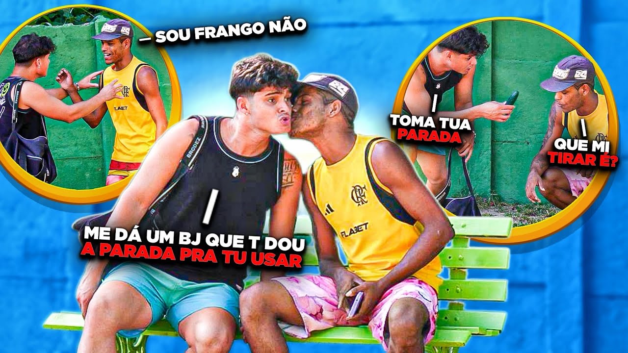 ELE FOI POR UM BEIJO - pegadinha 
