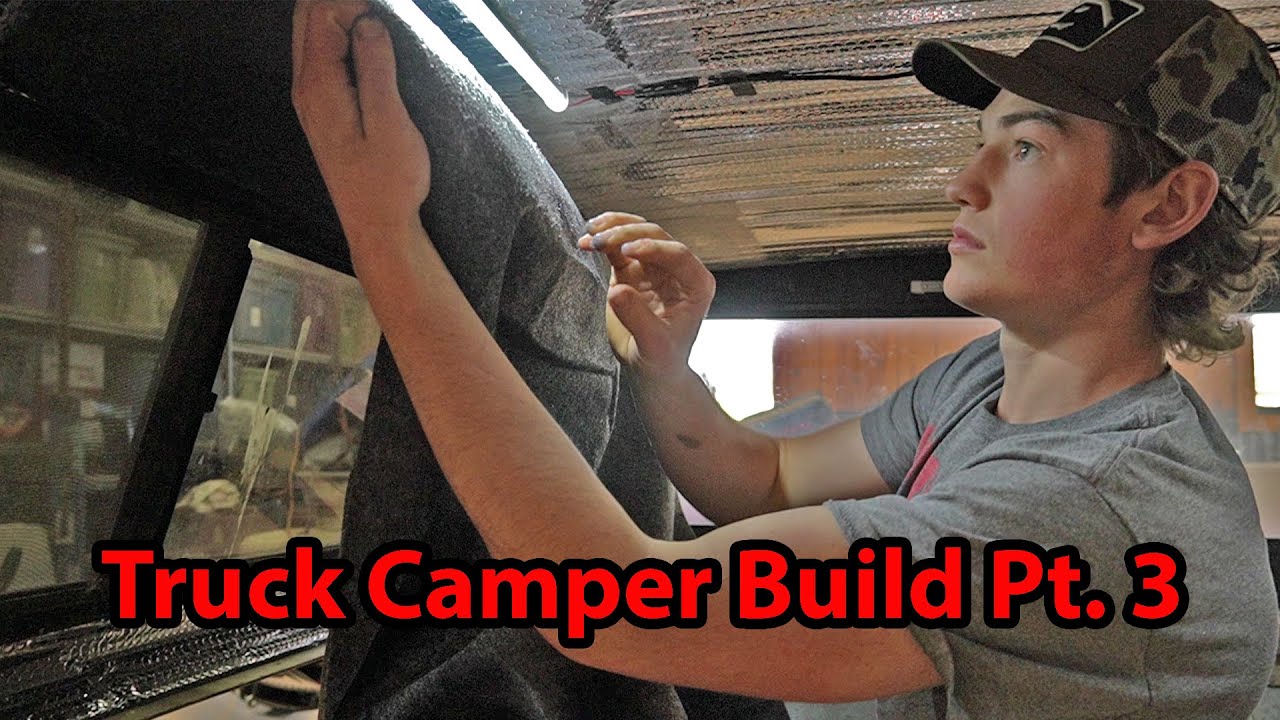 Installing Carpet in My Truck Topper