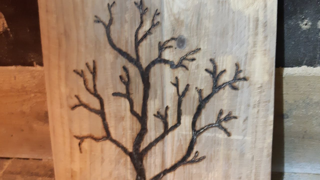 Début dans la pyrogravure partie 1