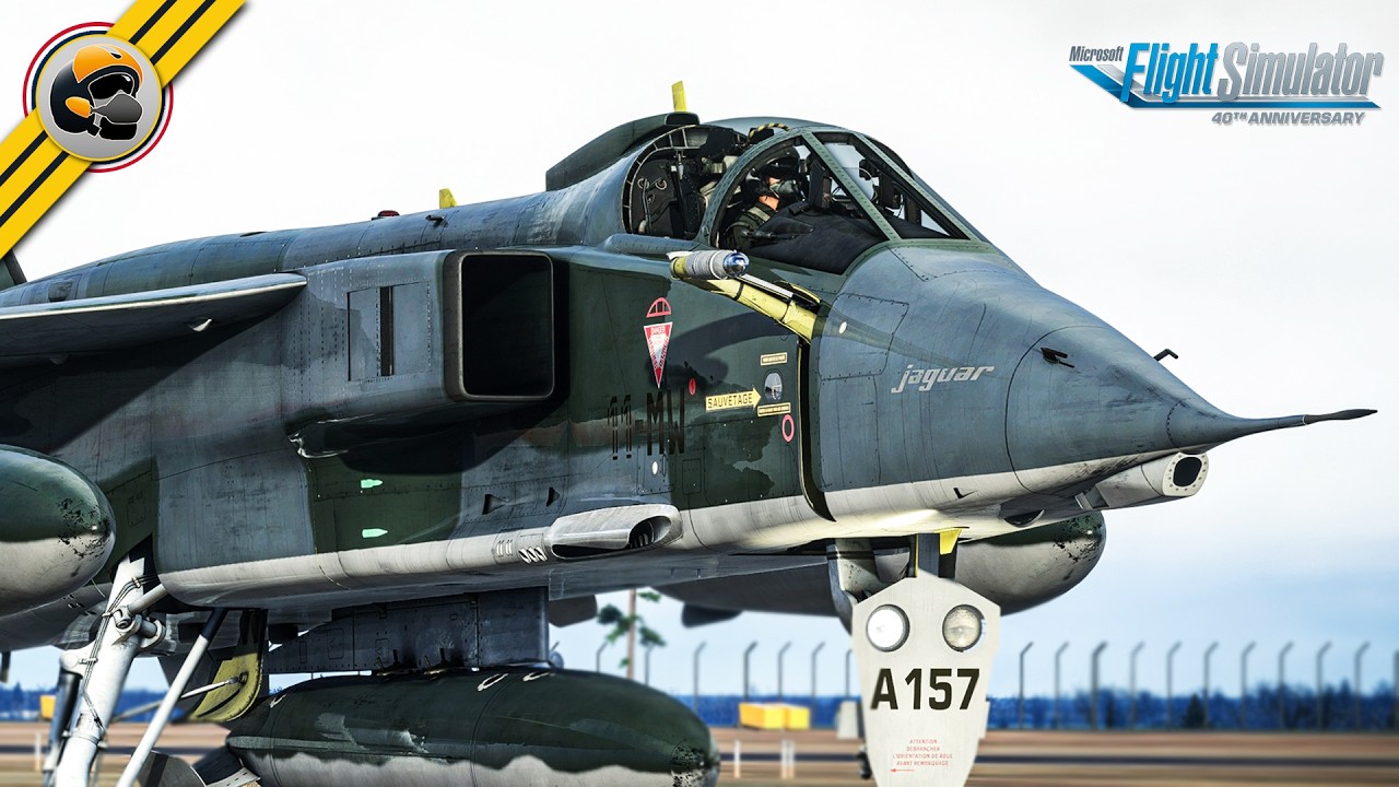 Sepecat Jaguar by AzurPoly | First Look/Start Up | The beast is unleashed in MSFS 2020