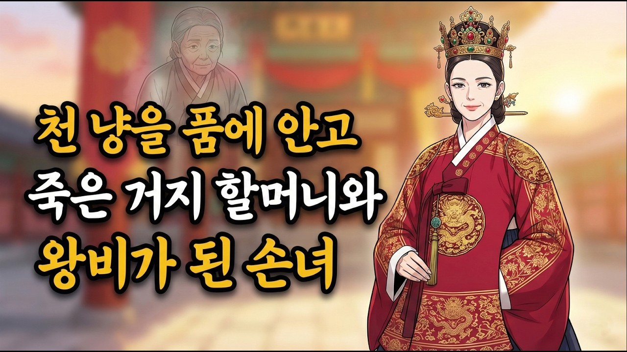 천 냥을 품에 안고 죽은 거지 할머니와 왕비가 된 손녀딸ㅣ옛날이야기ㅣ전설ㅣ민담ㅣ조선시대ㅣ조선야담ㅣ야담ㅣ시니어