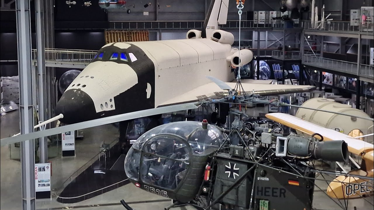 Buran Raumgleiter, Junkers Ju52, Saab Draaken, BF109, Jumbojet, Antonov An 22 Technik Museum Speyer 