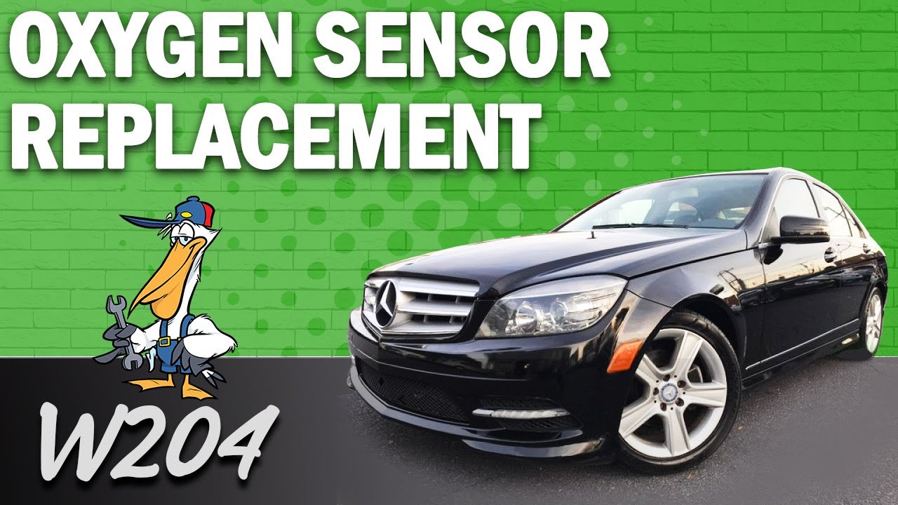 Замена кислородного датчика Mercedes-Benz W204 C-Class