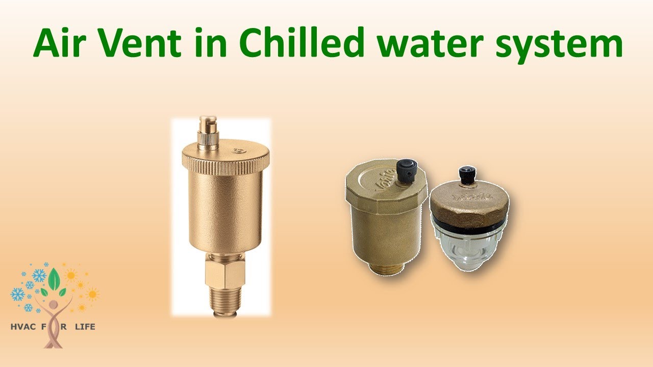Air vent in chilled water system