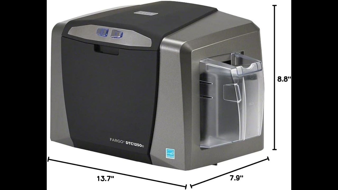 Fargo DTC1250e ID Card Printer Review: Fast Single-Sided Card Printing for Schools & Businesses