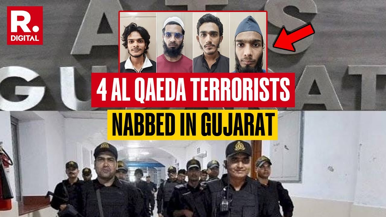 Four Al Qaeda Operatives Arrested By Gujarat ATS | Accused Shared Posts Promoting Terrors Outfit