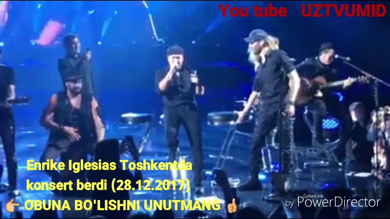Enrike Iglesias Toshkentda  konsert berdi (28.12.2017)