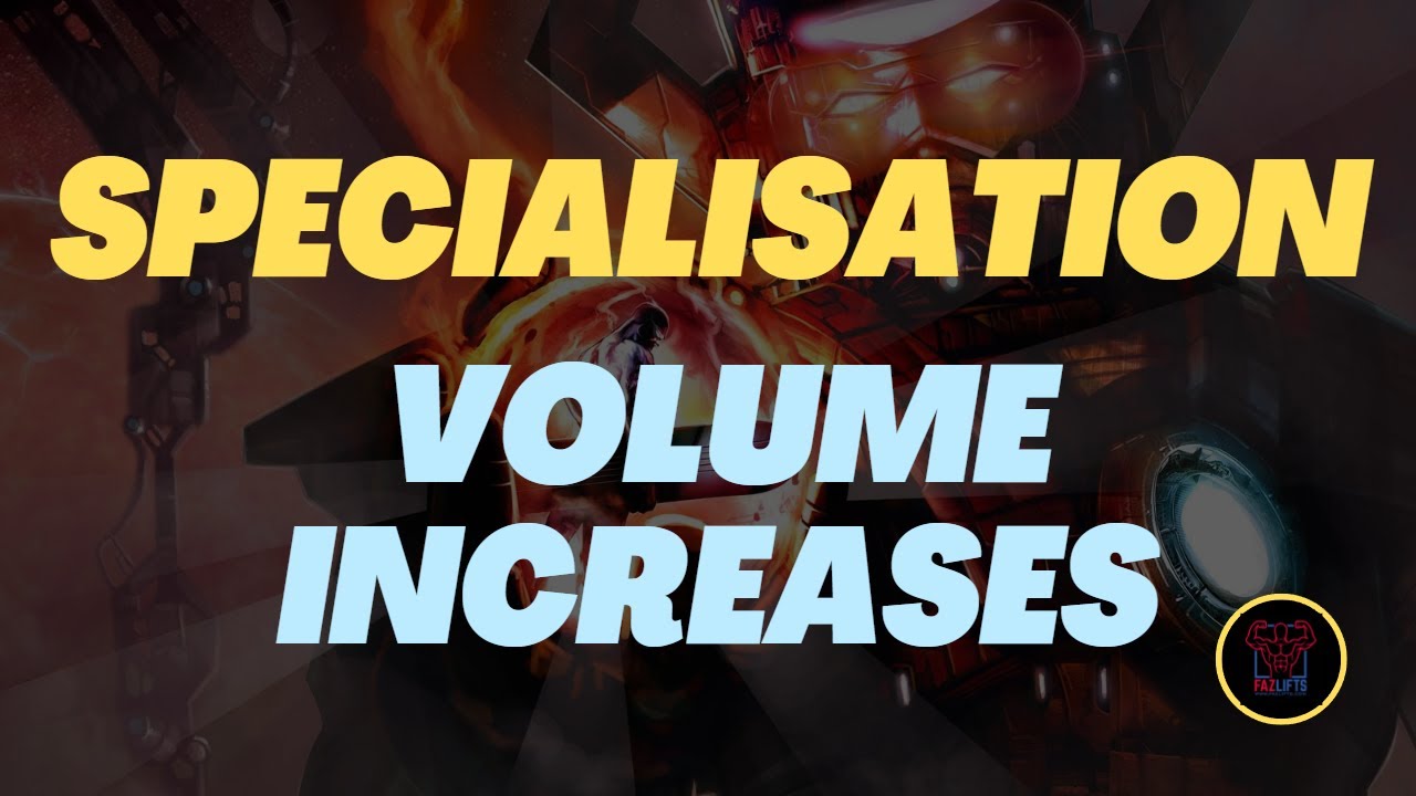 Hypertrophy Specialisation, Beginner to Intermediates, Volume Increases!