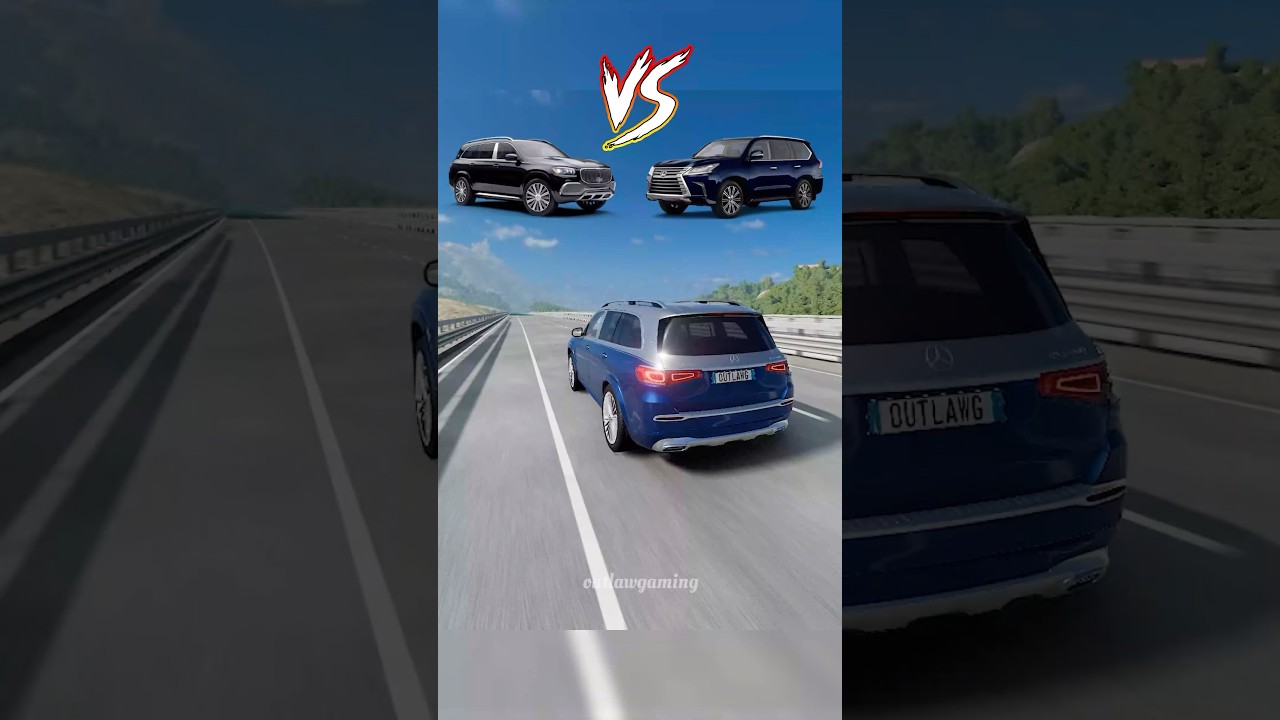 Mercedes benz Maybach GLS600 Vs Lexus LX570 #maybach #lexus #cars