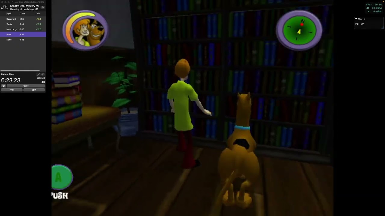 Scooby-Doo! Mystery Mayhem: The Haunting of Hambridge 100% - 8m 40s w/o loads - World Record