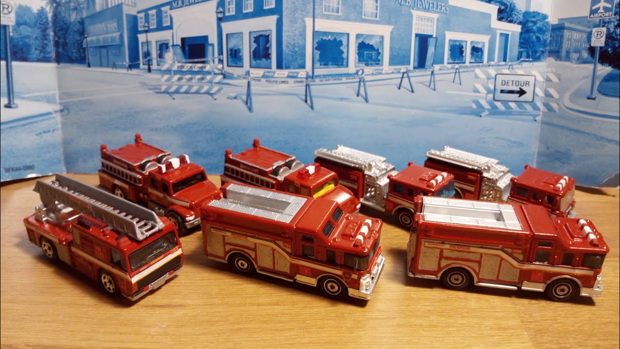 Custom Matchbox Québec City Fire Trucks