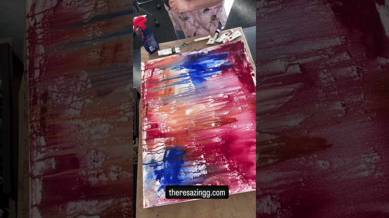 Long version of New abstract painting begins