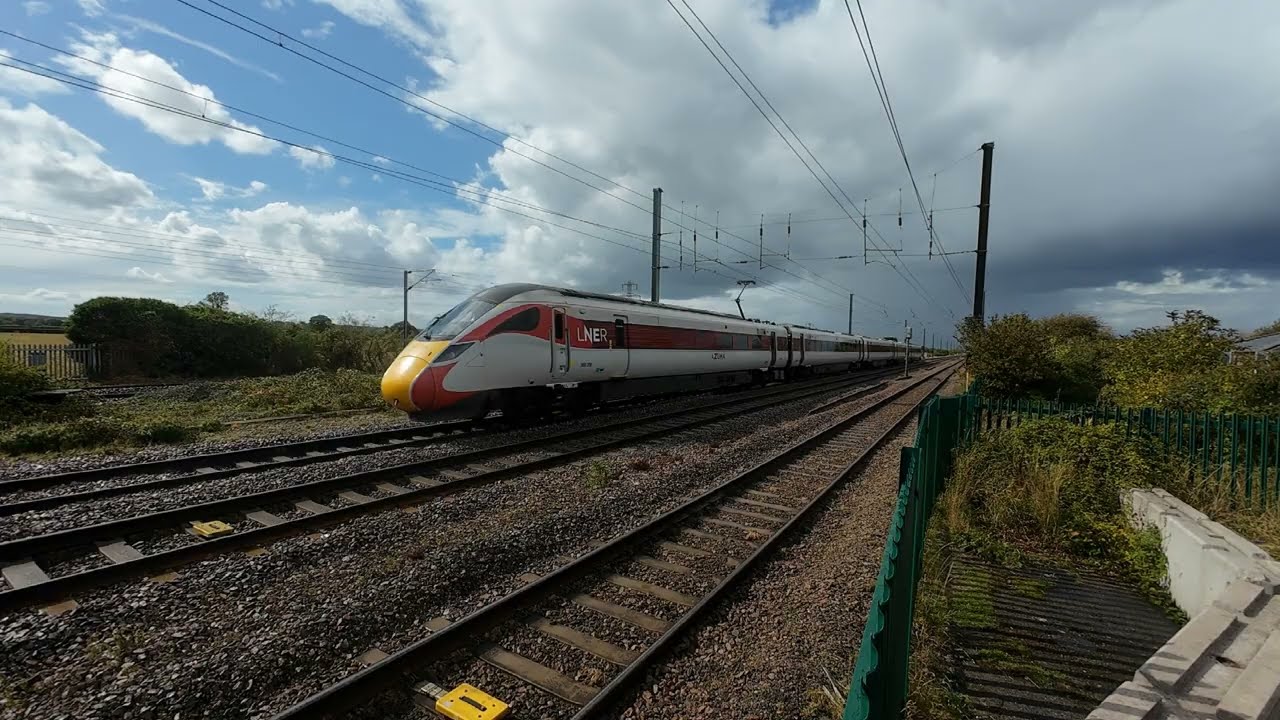 Trains on the ECML+-Glinton Junction + Marholm Junction