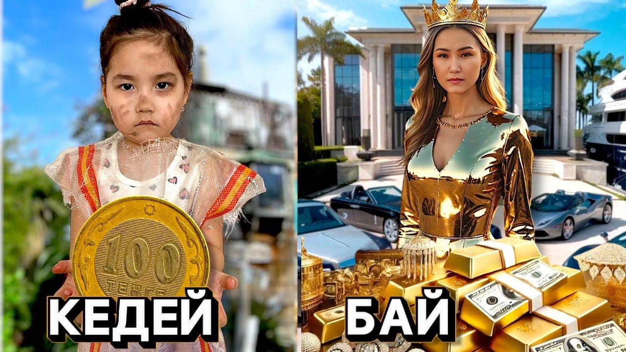 БАЙ МЕН КЕДЕЙ ҚҰРБЫЛАР👑🧌| АҚШАМДЫ ҰРЛАП АЛДЫ😱💸| МИНИ-ФИЛЬМ🎬