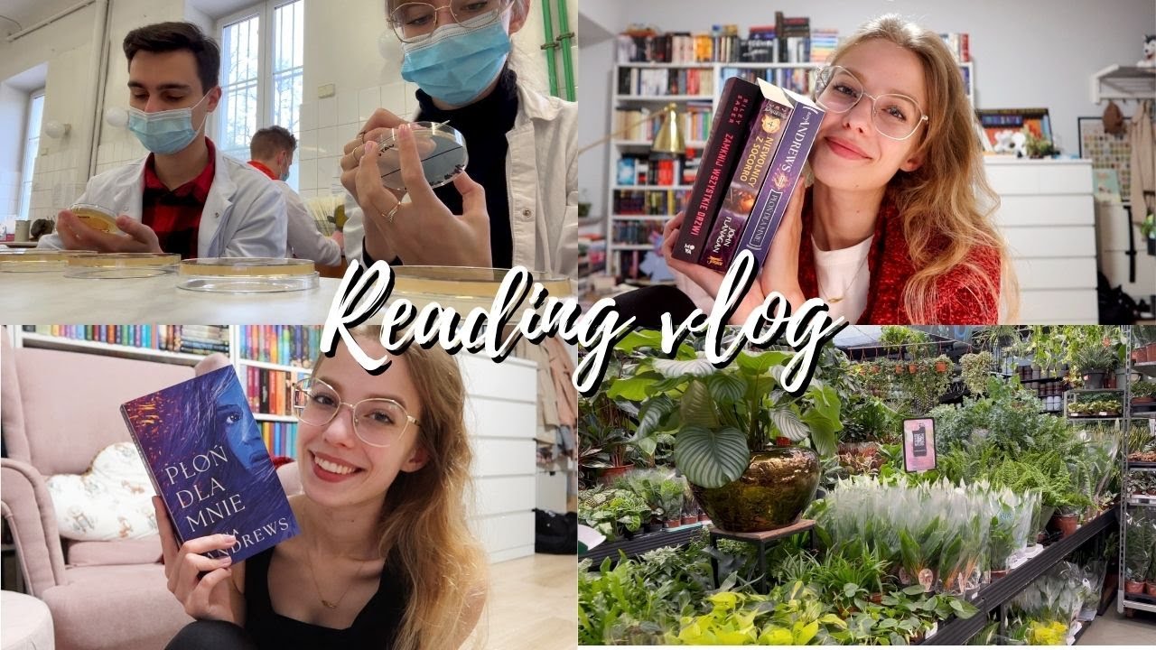 Płoń dla mnie, mikrobiologia i mały bookhaul 📚🤓 READING VLOG