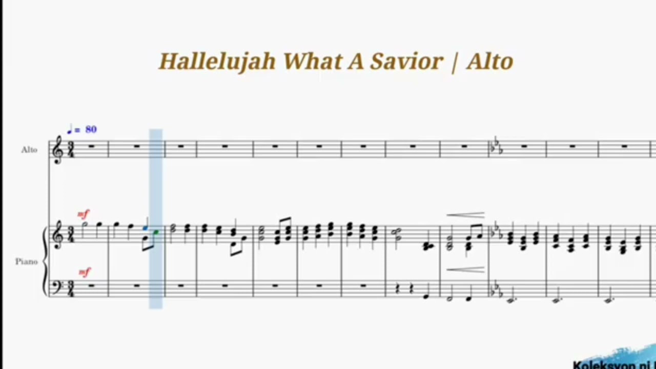 Hallelujah What A Savior | Vocal Guide by Sis. Jewess Tobias