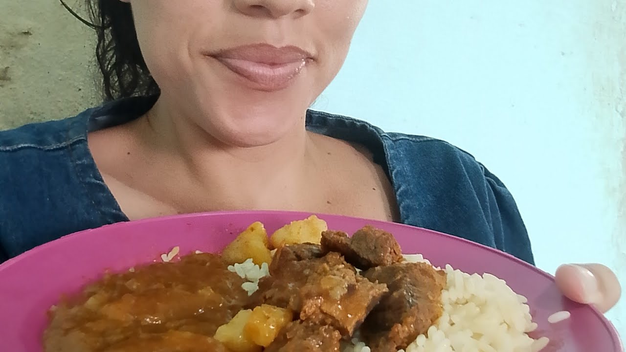 PIRÃO, CARNE DE PANELA COM BATATAS E ARROZ 😋🙌🏼