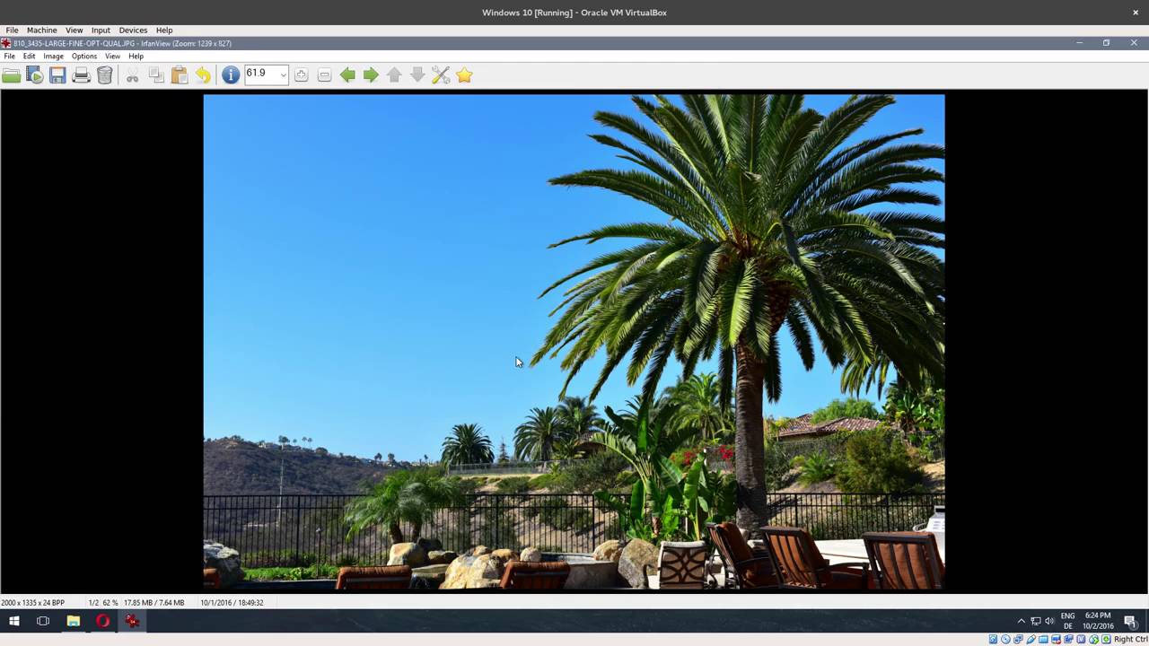 Resizing images: Using IrfanView in Windows.