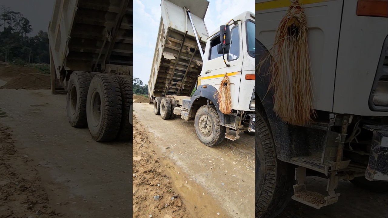 DUMPER driver status video 💯😎 #dumper #tata #lorry #truck #horn