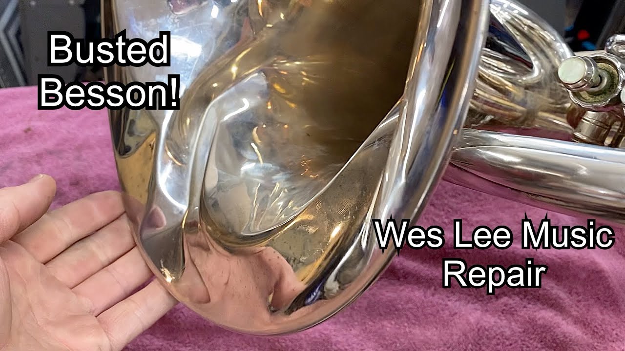 Busted Besson- Wes Lee Music Repair