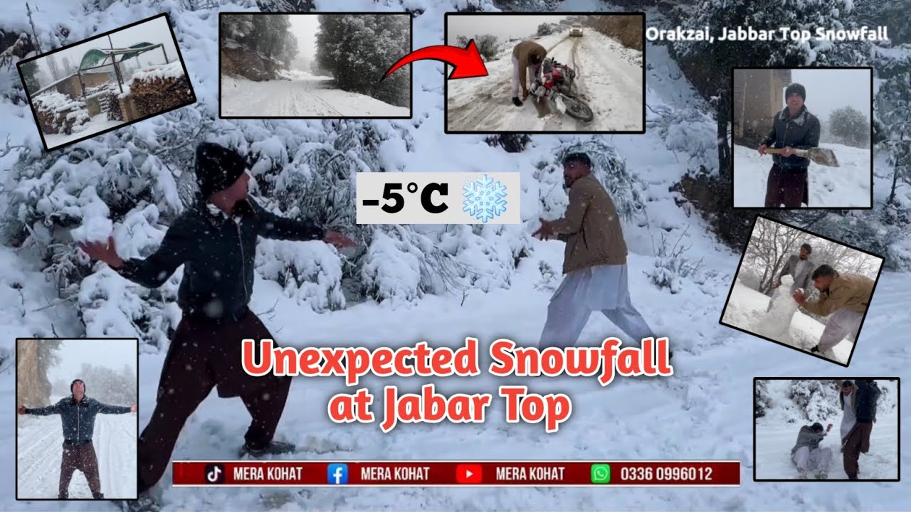 Unexpected Snowfall at Jabar Top Orakzai | Winter Vlog | 31 Dec 2025