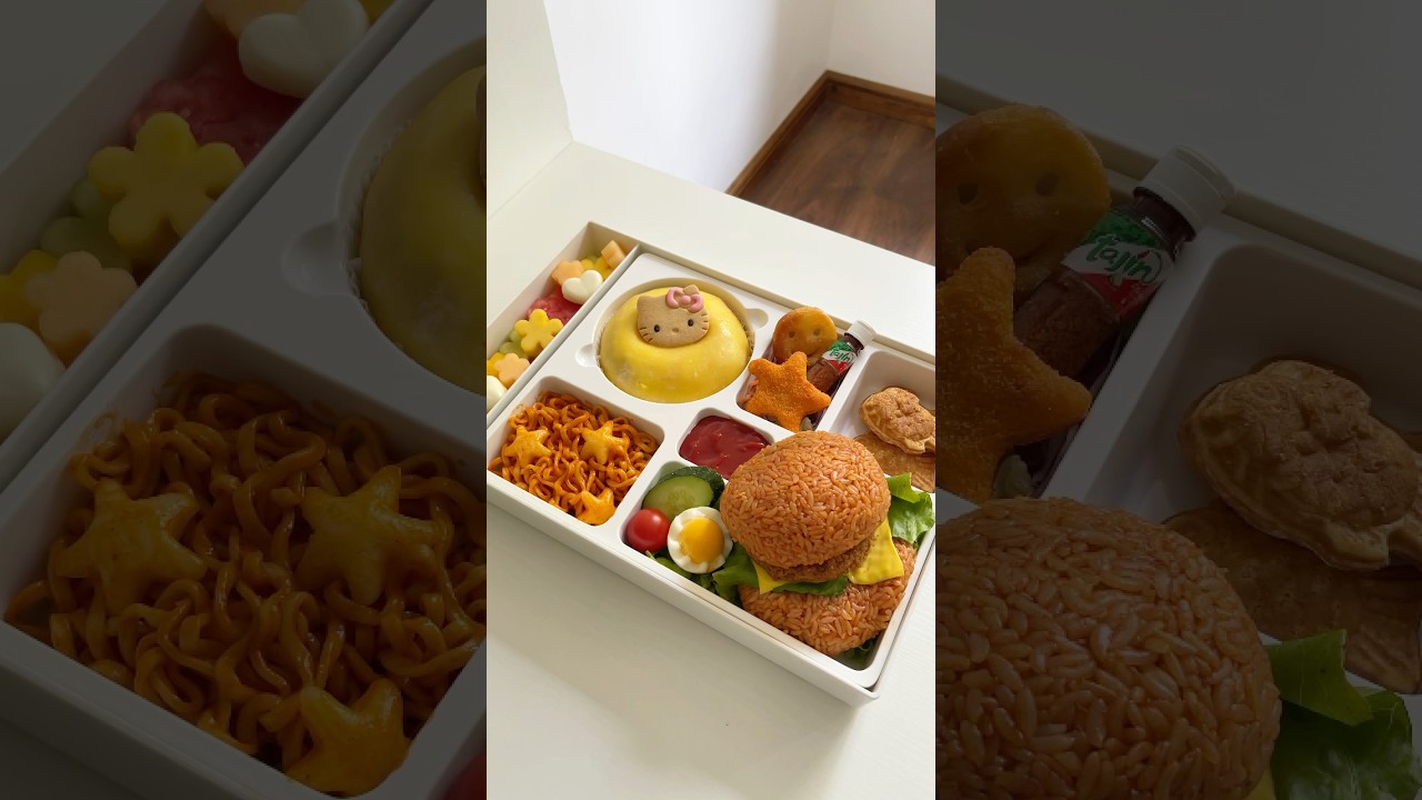 Make bento for my bestie #asmr #food #bento #cooking #lifestyle #lunch #satisfying