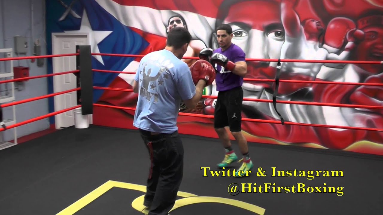 Danny Garcia Pad Work Preparing For Herrera