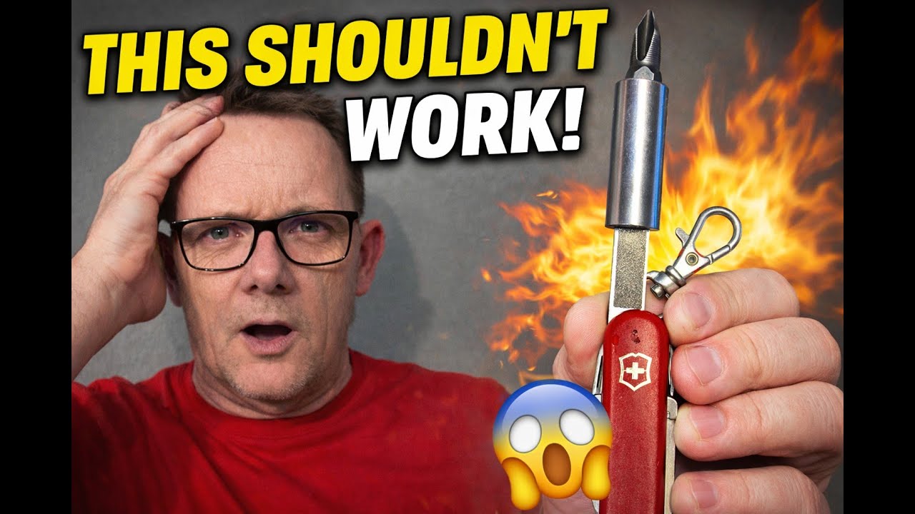 I Turned my Victorinox 58mm Into a Bit Driver! (Yes, Really) #victorinox  #swissarmyknife  #edc