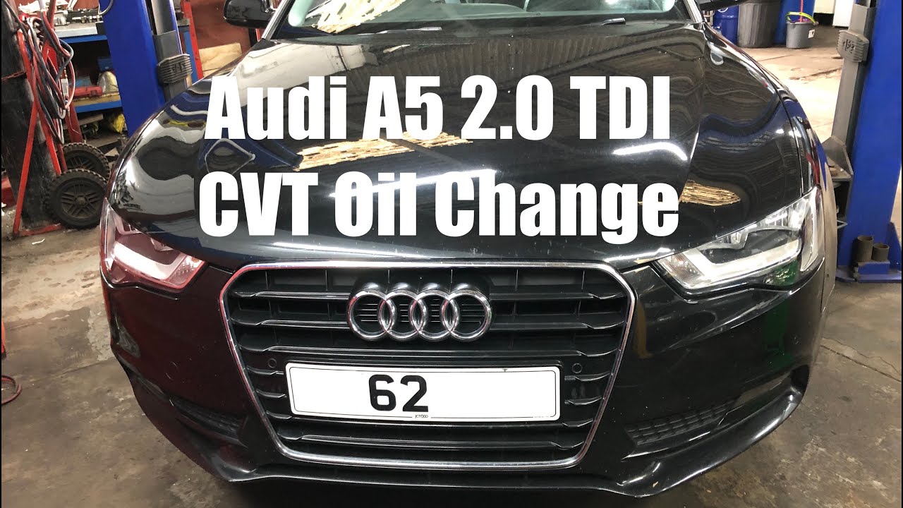Замена масла в коробке передач VW Audi A5 2.0 TDI CVT — без специальных инструментов — как сделат...