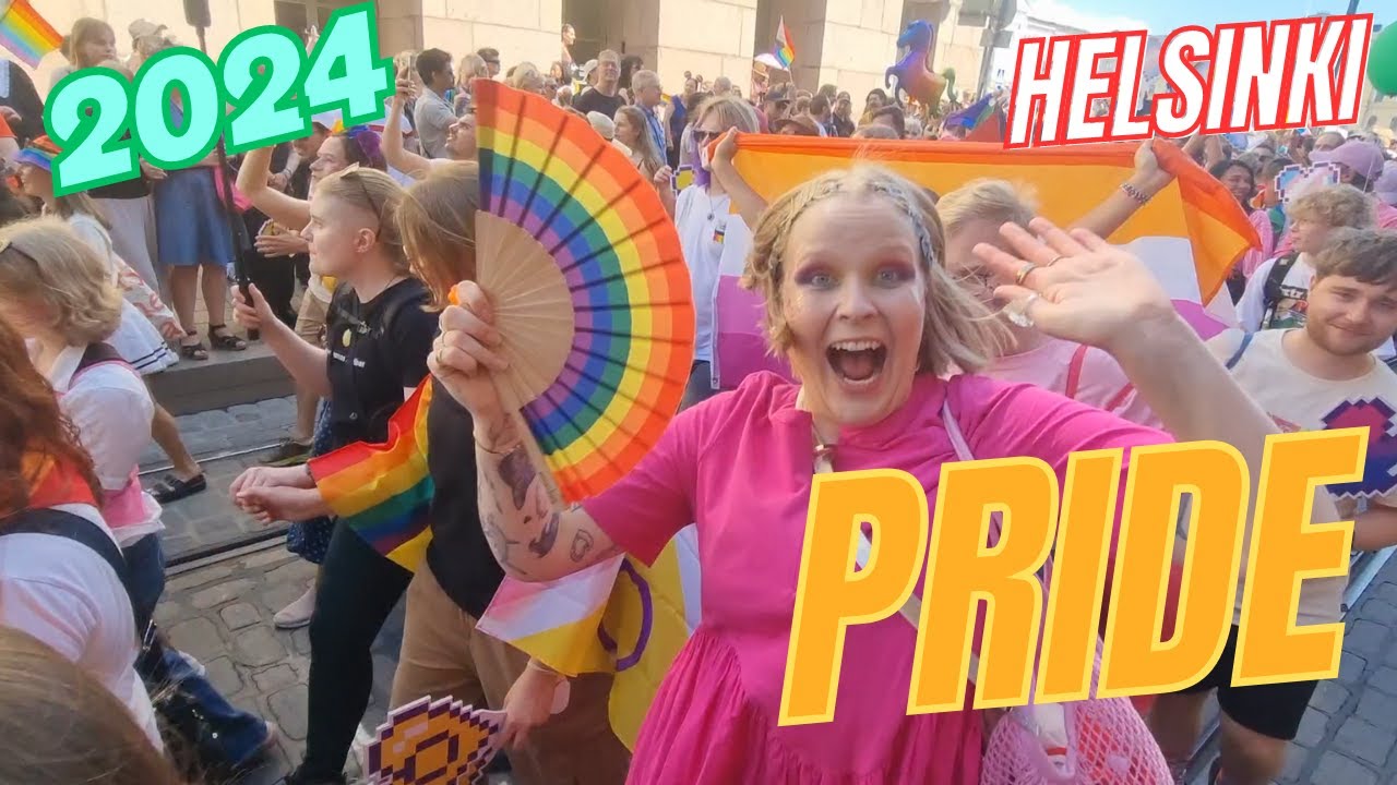Helsinki Pride 2024 Over 150000 People Participated in Parade Part/ 4