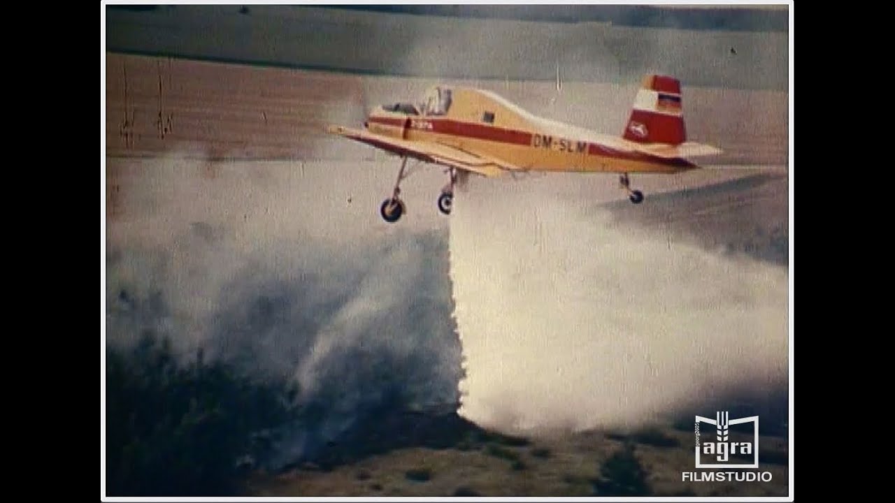 Agrarflugzeuge der Interflug zur Waldbrandbekämpfung in der DDR