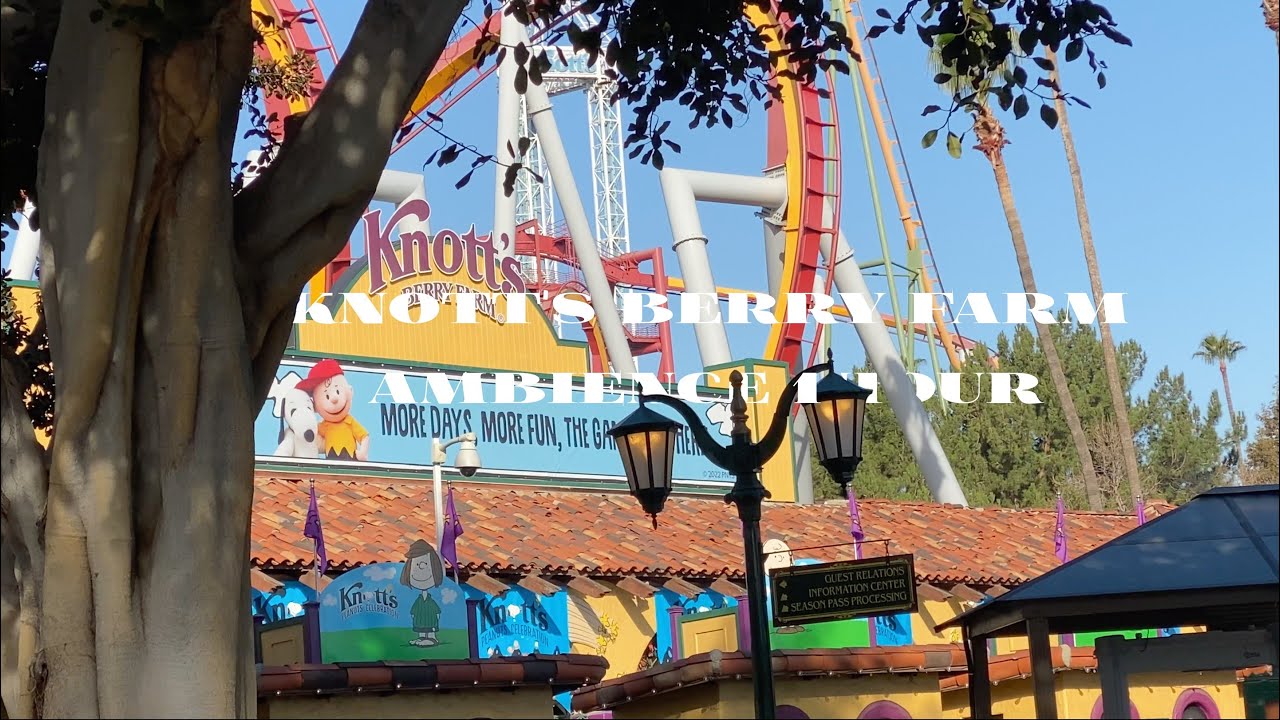 knotts berry Farm ambience (Jan 2022) | 1 hour