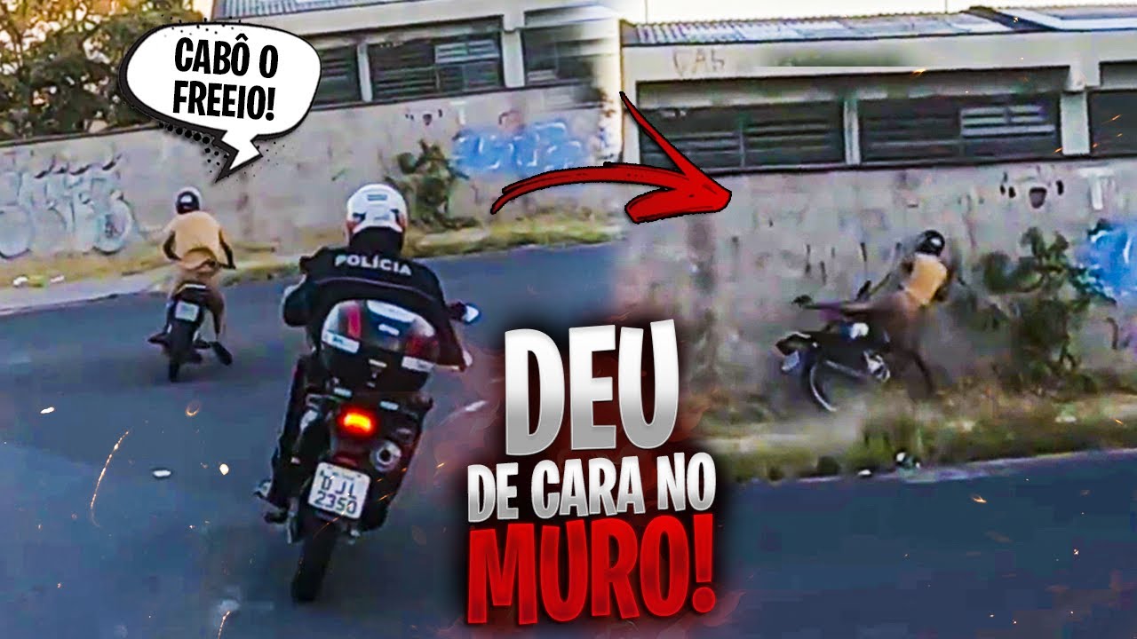 Os Melhores Enquadros 16 - FOI DAR FUGA E SE ESBORRACHOU NO MURO!
