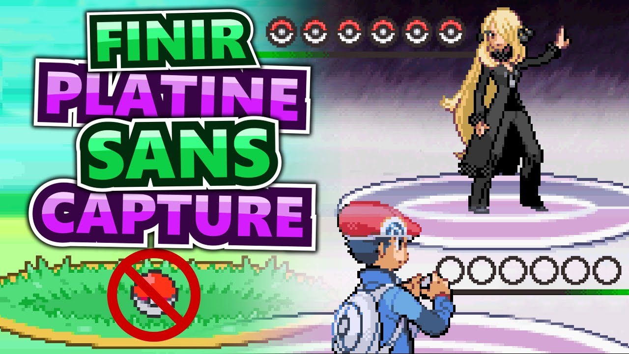 PEUT-ON FINIR POKÉMON PLATINE SANS CAPTURER de POKÉMON ?