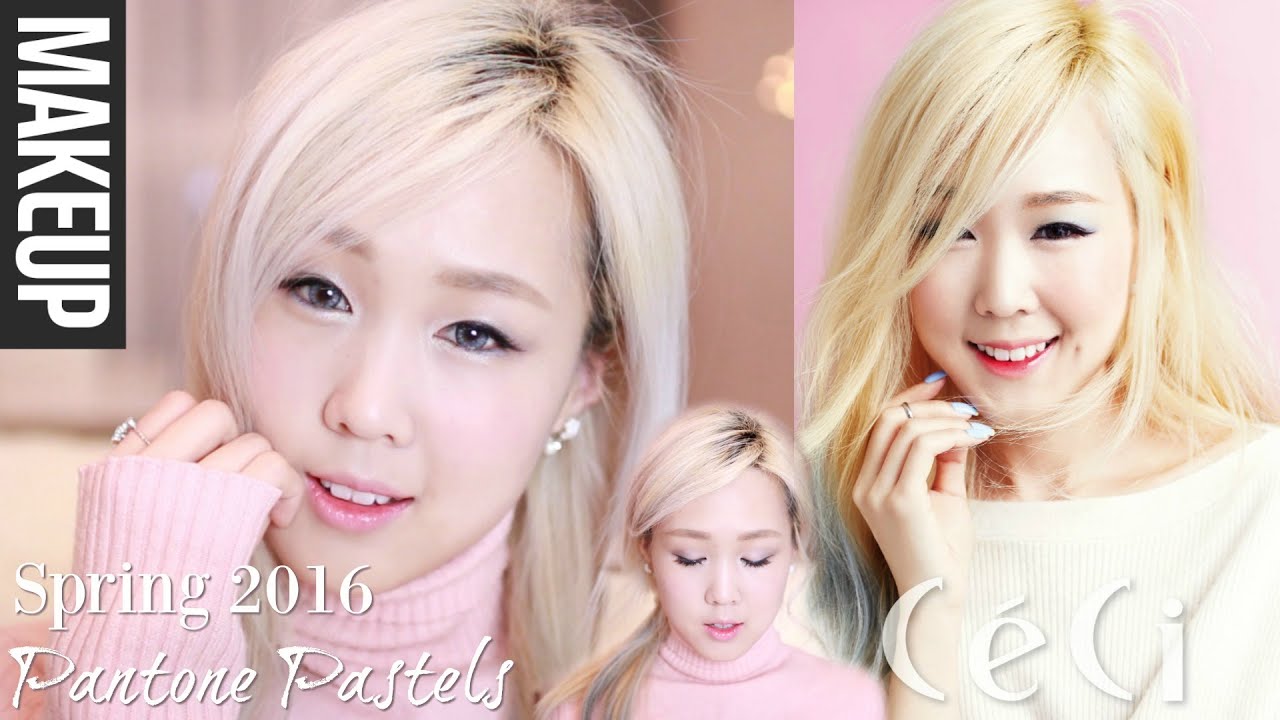Korean Style Soft Pantone Pastels Makeup! ♥ 예쁜 봄 판톤 파스텔 화장법 [한글자막]